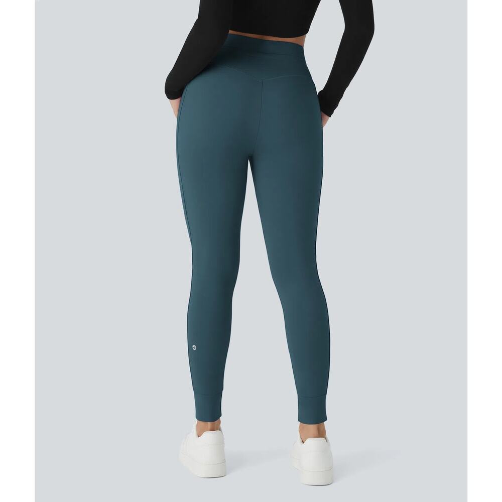 Halara Softlyzero High Waisted Drawstring Full Le… - image 4